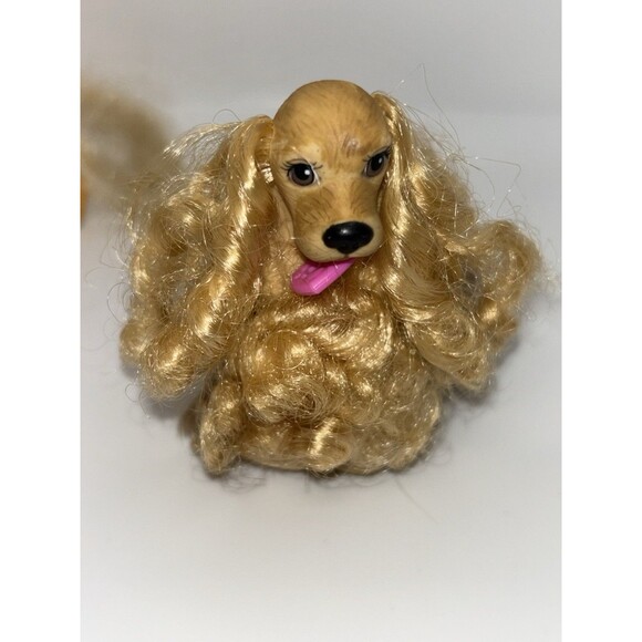 Barbie Dogs Long Hair Stylin' Pups Cocker Spaniel 90s Set of 2 1994 SEE PHOTOS - Picture 4 of 8